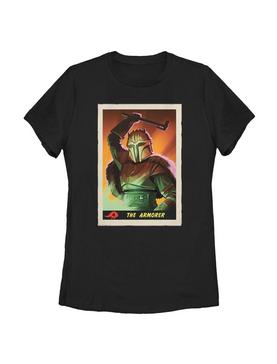 Star Wars The Mandalorian Armorer Card Womens T-Shirt, , hi-res