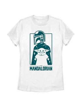 Star Wars The Mandalorian The Child Starry Silhouette Womens T-Shirt, , hi-res
