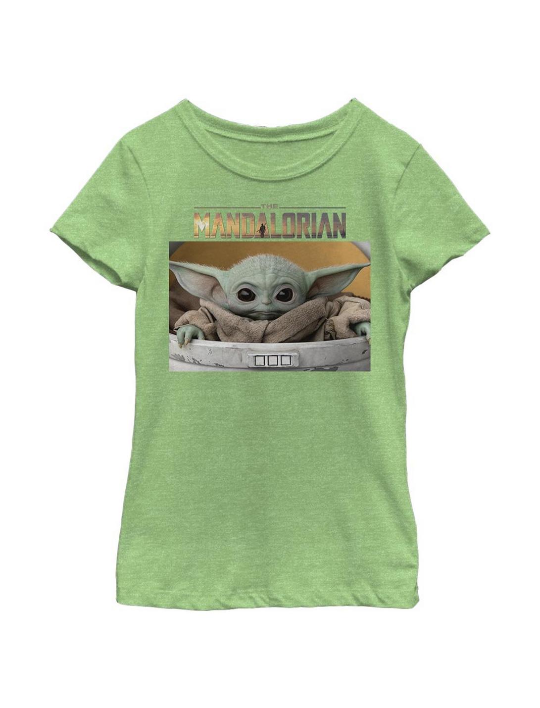 Star Wars The Mandalorian The Child Small Box Youth Girls T-Shirt, , hi-res
