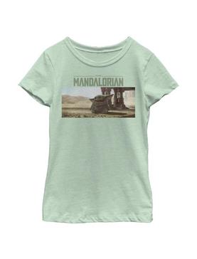 Plus Size Star Wars The Mandalorian The Child Landscape Scene Youth Girls T-Shirt, , hi-res