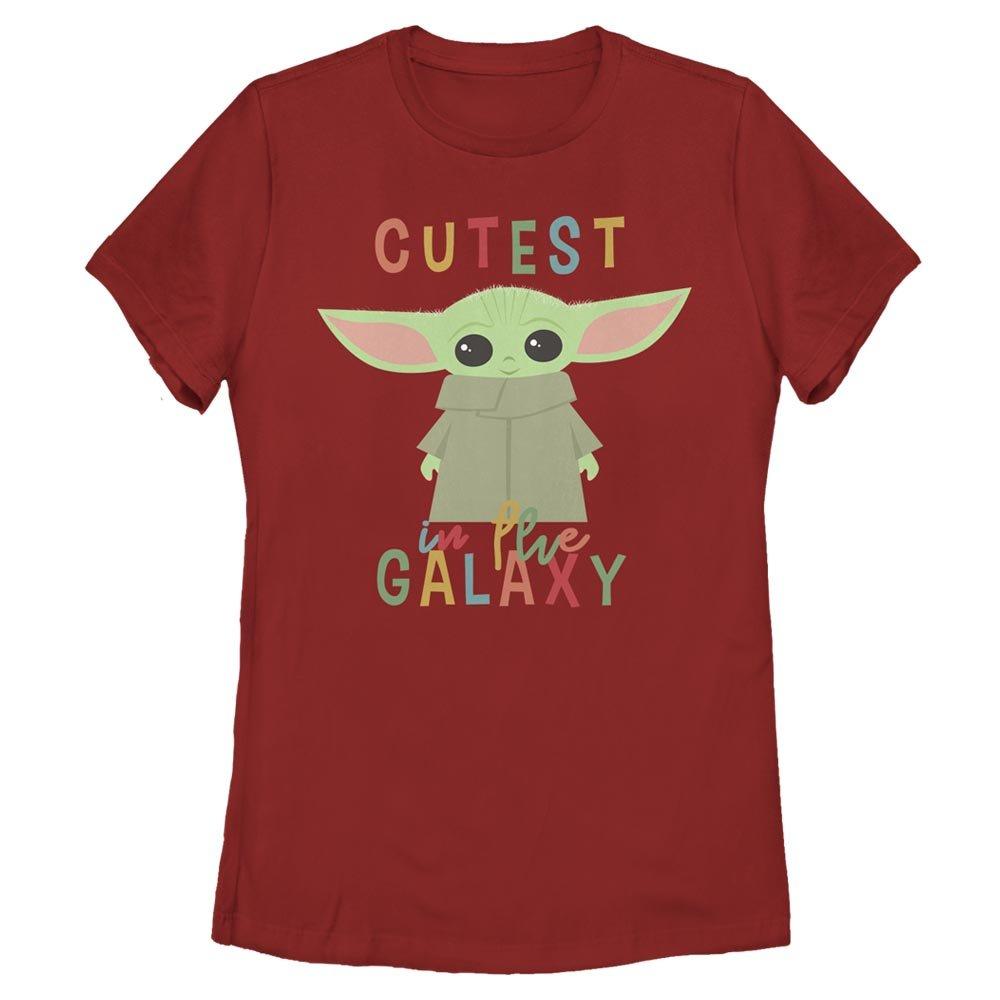 Star Wars The Mandalorian The Child Cutest Little Child Womens T-Shirt, RED, hi-res