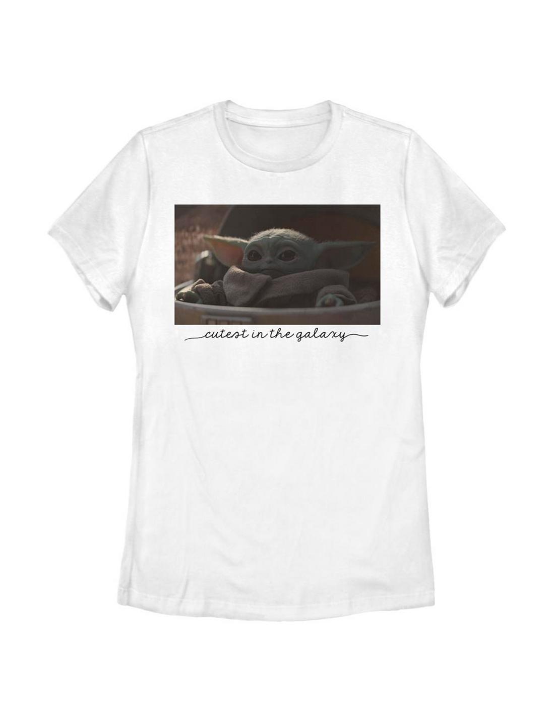 Plus Size Star Wars The Mandalorian The Child Cutest Photo Womens T-Shirt, WHITE, hi-res