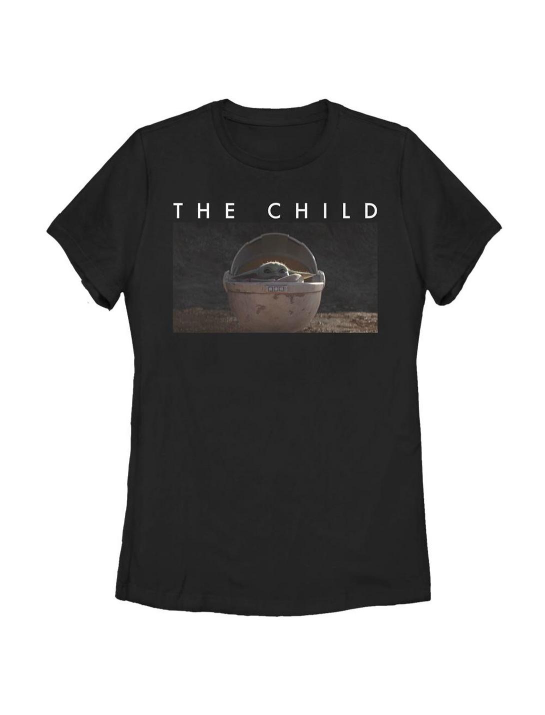 Star Wars The Mandalorian The Child Float Womens T-Shirt, BLACK, hi-res
