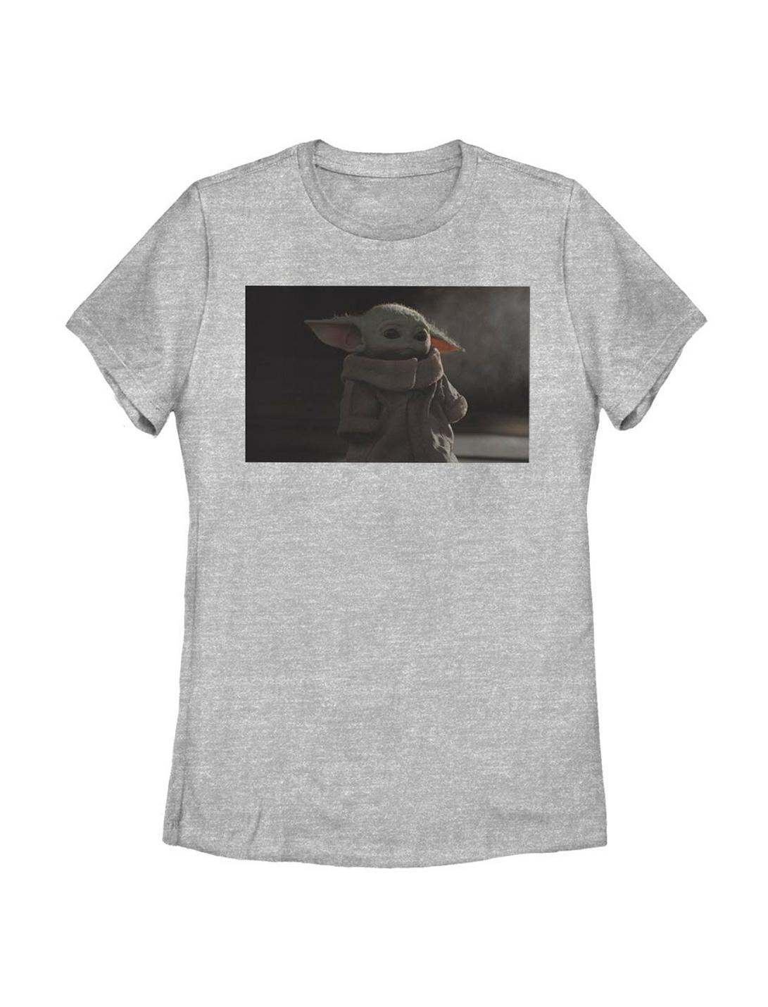Plus Size Star Wars The Mandalorian The Child Sad Womens T-Shirt, ATH HTR, hi-res