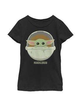 Plus Size Star Wars The Mandalorian The Child Cute Bassinet Youth Girls T-Shirt, , hi-res