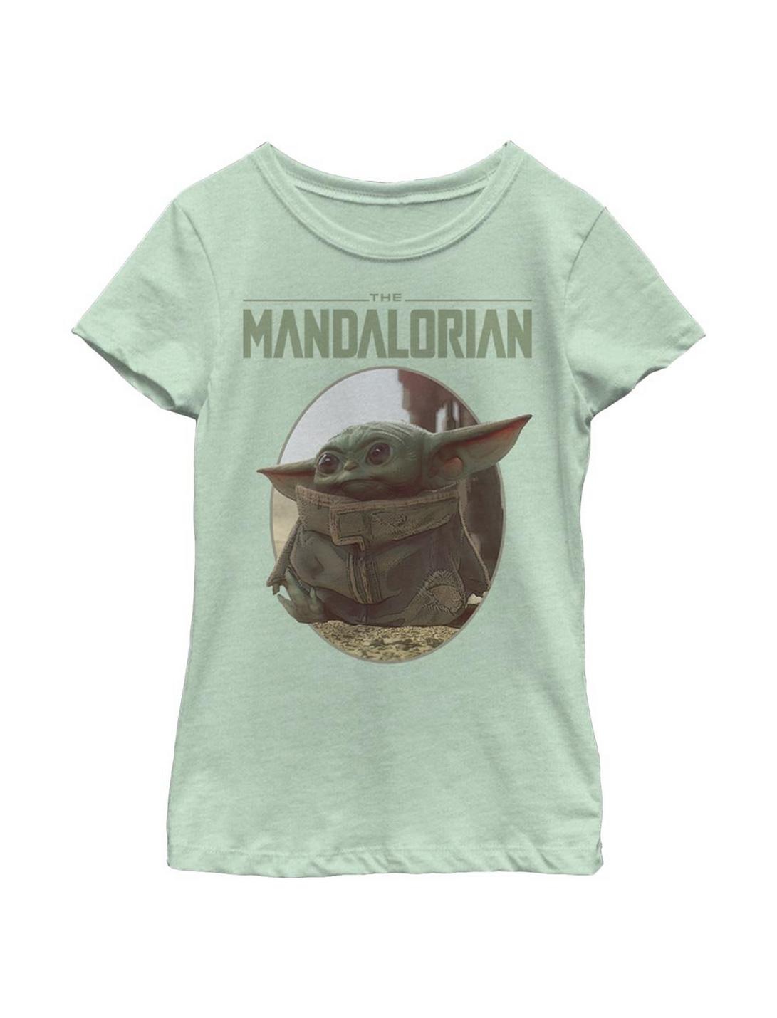 Plus Size Star Wars The Mandalorian The Child Cute Look Youth Girls T-Shirt, MINT, hi-res