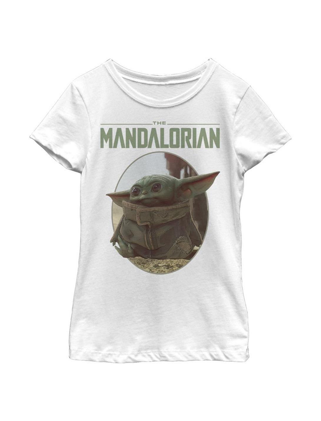 Star Wars The Mandalorian The Child Cute Look Youth Girls T-Shirt, WHITE, hi-res