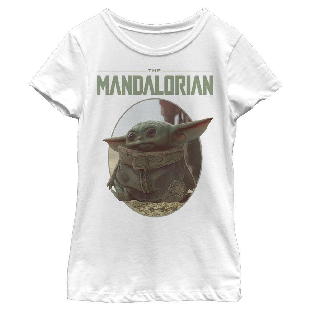 Star Wars The Mandalorian The Child Cute Look Youth Girls T-Shirt, WHITE, hi-res