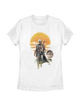 Star Wars The Mandalorian The Child Into The Sunset Womens T-Shirt, , hi-res
