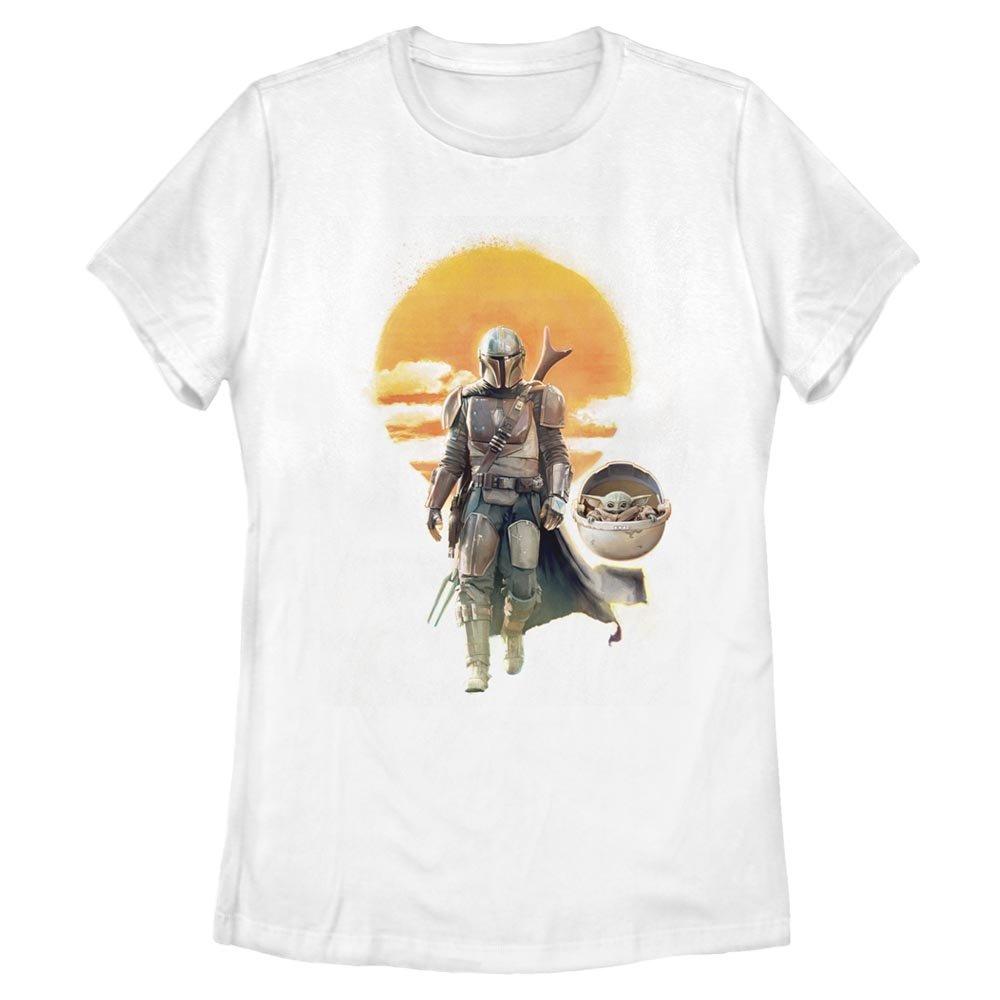 Star Wars The Mandalorian The Child Into The Sunset Womens T-Shirt, , hi-res