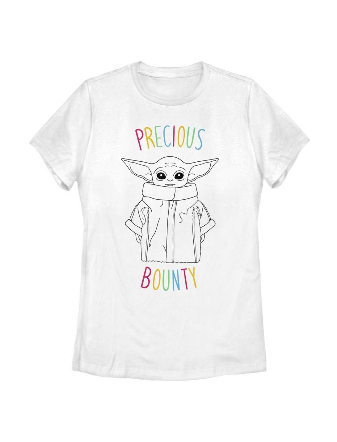 Star Wars The Mandalorian The Child Precious Bounty Womens T-Shirt, WHITE, hi-res