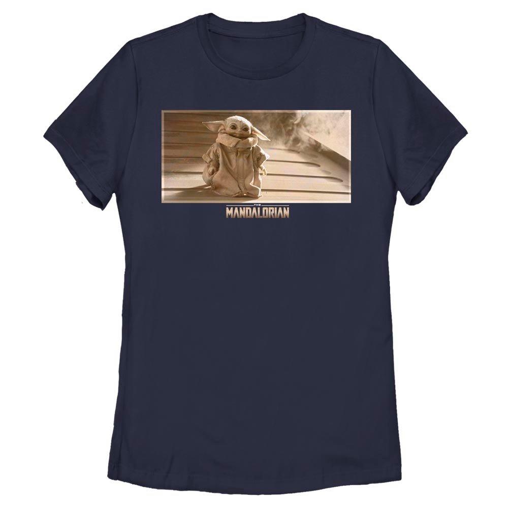 Star Wars The Mandalorian The Child Sepia Scene Womens T-Shirt, , hi-res