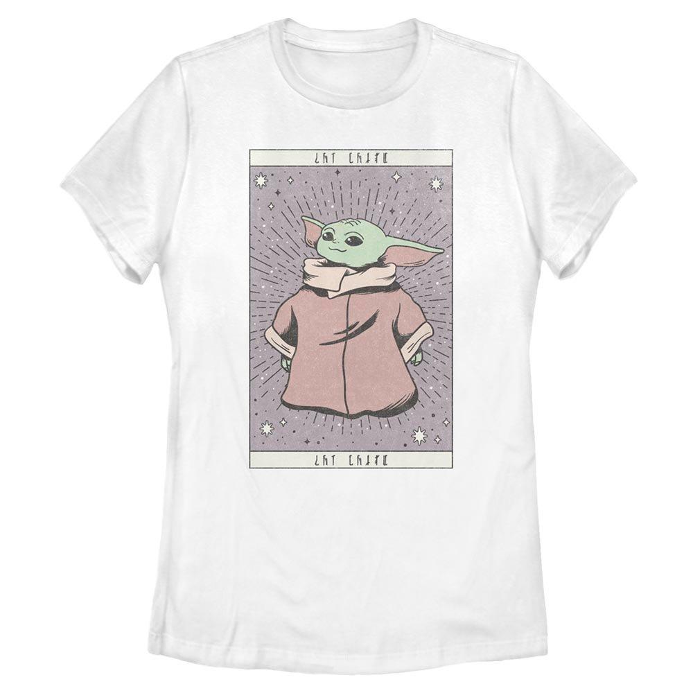 Star Wars The Mandalorian The Child Card Womens T-Shirt, WHITE, hi-res