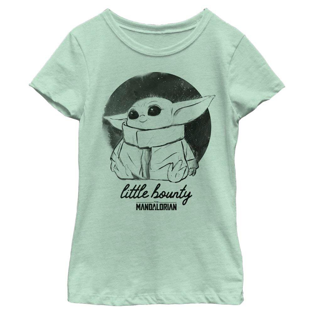 Star Wars The Mandalorian The Child Little Bounty Sketch Youth Girls T-Shirt, MINT, hi-res