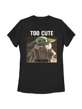 Plus Size Star Wars The Mandalorian The Child Too Cute Womens T-Shirt, , hi-res