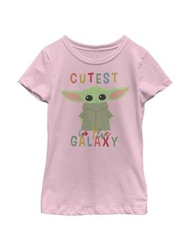 Plus Size Star Wars The Mandalorian The Child Cutest Little Child Youth Girls T-Shirt, , hi-res
