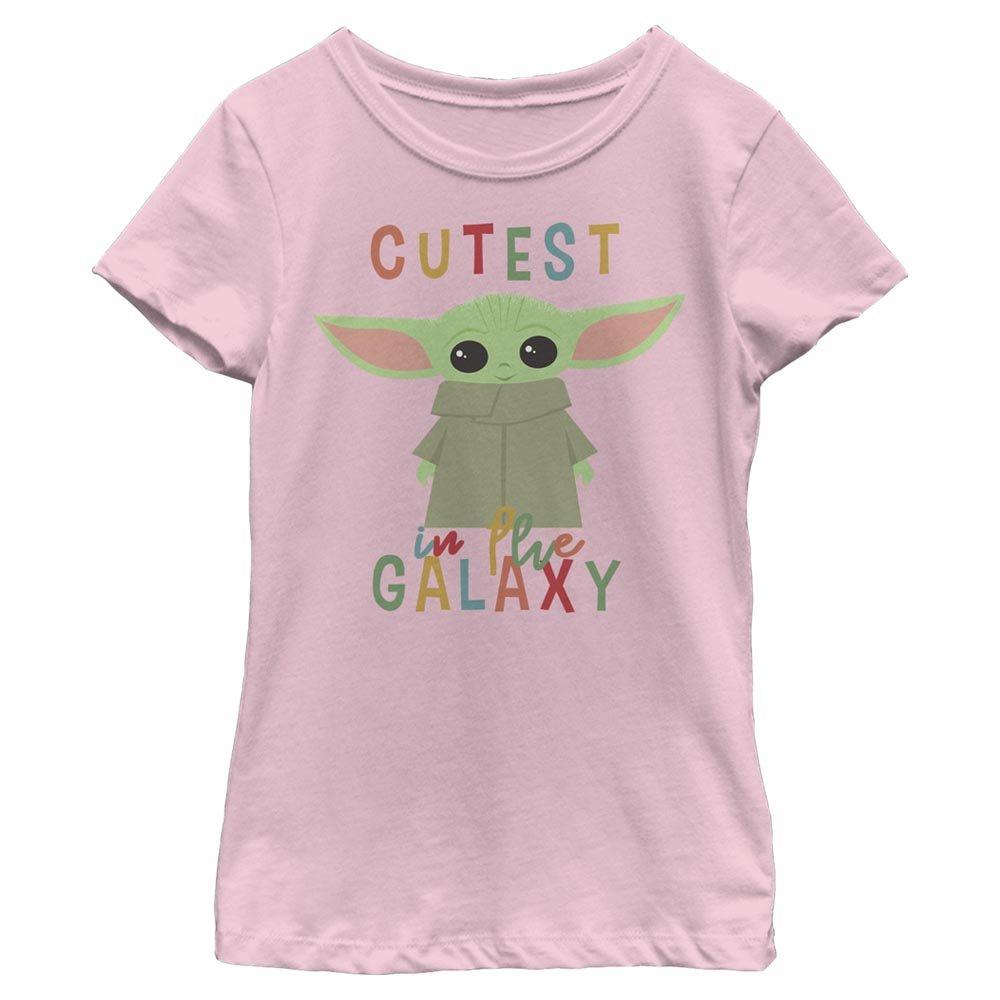 Star Wars The Mandalorian The Child Cutest Little Child Youth Girls T-Shirt, PINK, hi-res