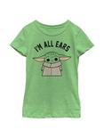 Plus Size Star Wars The Mandalorian The Child All Ears Youth Girls T-Shirt, GREEN APPLE, hi-res