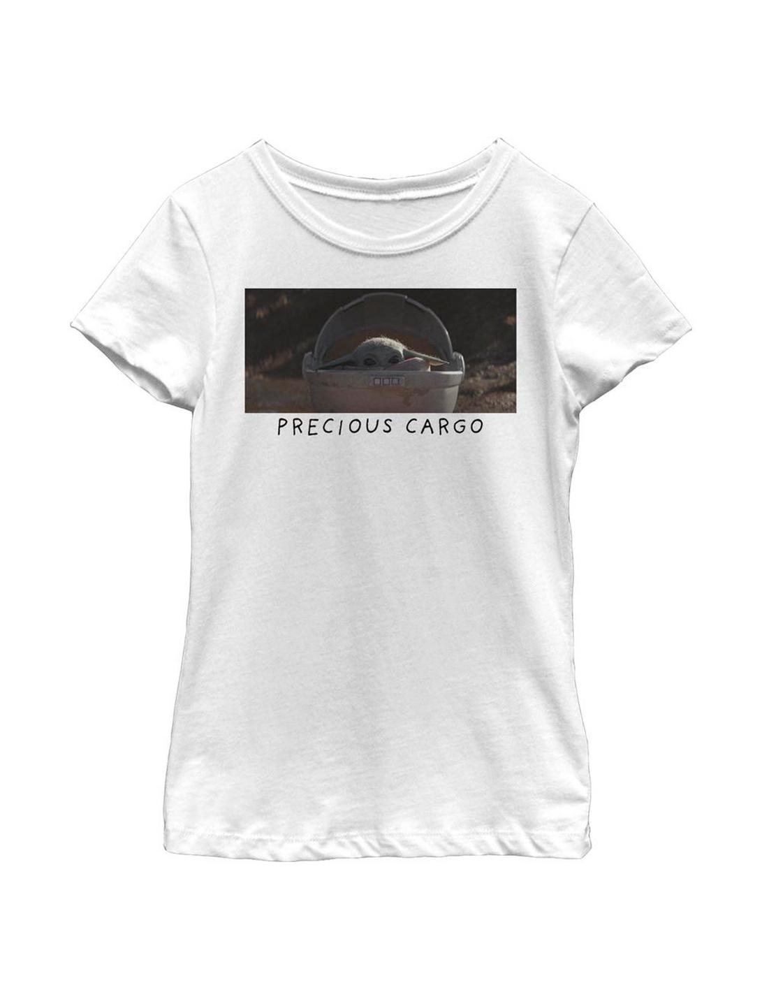 Star Wars The Mandalorian The Child Precious Cargo Youth Girls T-Shirt, WHITE, hi-res