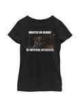Star Wars The Mandalorian The Child Wanted Youth Girls T-Shirt, BLACK, hi-res