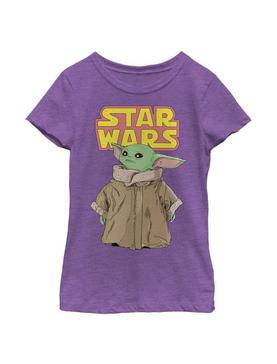 Plus Size Star Wars The Mandalorian The Child Dreamy Gaze Youth Girls T-Shirt, , hi-res