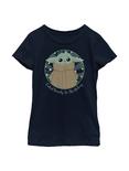 Star Wars The Mandalorian The Child Cutest In The Galaxy Youth Girls T-Shirt, NAVY, hi-res