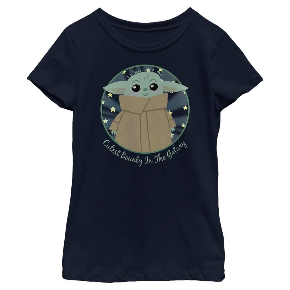 Star Wars The Mandalorian The Child Cutest In The Galaxy Youth Girls T-Shirt, NAVY, hi-res