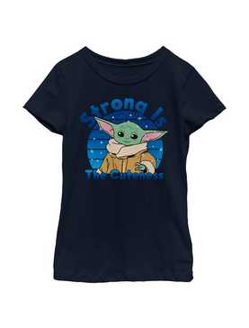 Star Wars The Mandalorian The Child Strong Is The Cuteness Youth Girls T-Shirt, , hi-res