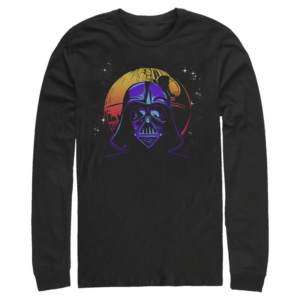 Star Wars Vader Death Star Glow Long-Sleeve T-Shirt, BLACK, hi-res