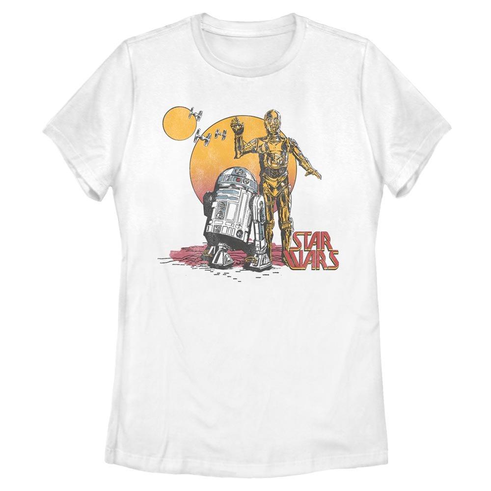 Star Wars Droid Sun Womens T-Shirt, WHITE, hi-res