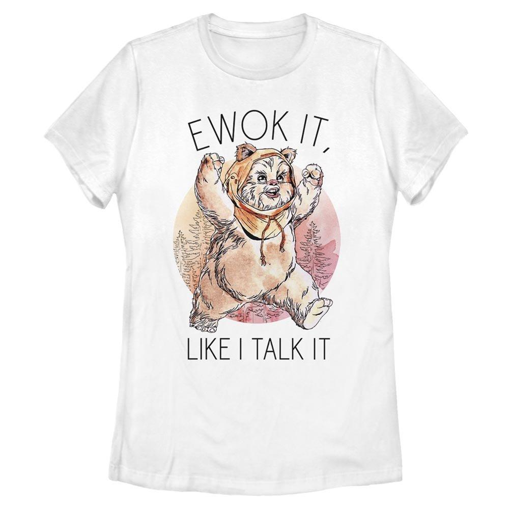 Star Wars Ewok It Womens T-Shirt, WHITE, hi-res