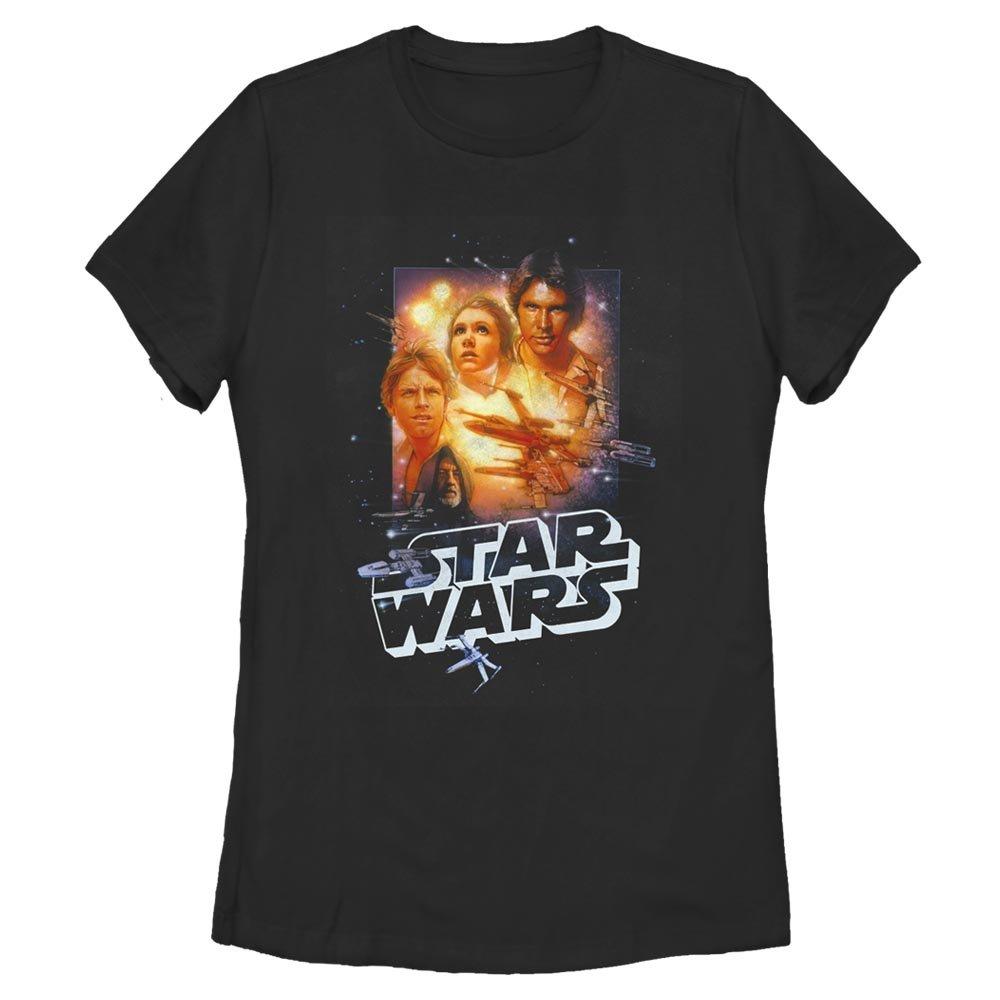 Star Wars Our Heroes Womens T-Shirt, BLACK, hi-res