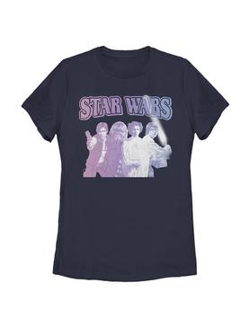 Star Wars Vintage Classic Group Womens T-Shirt, , hi-res