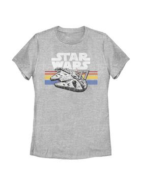 Star Wars Vintage Falcon Stripes Womens T-Shirt, , hi-res