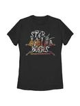 Star Wars Vintage Classic Heroes Womens T-Shirt, BLACK, hi-res