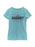Star Wars New Galaxy Youth Girls T-Shirt, TAHI BLUE, hi-res
