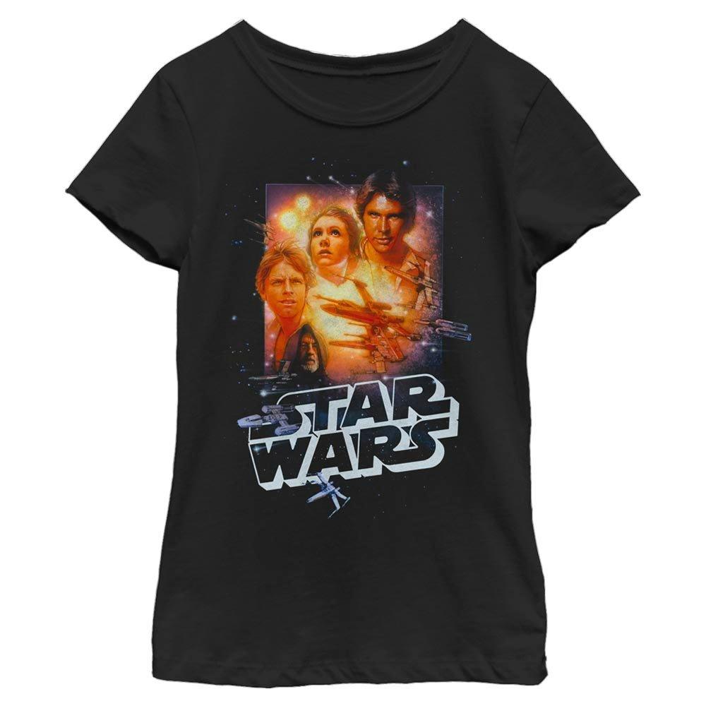 Star Wars Our Heroes Youth Girls T-Shirt, BLACK, hi-res