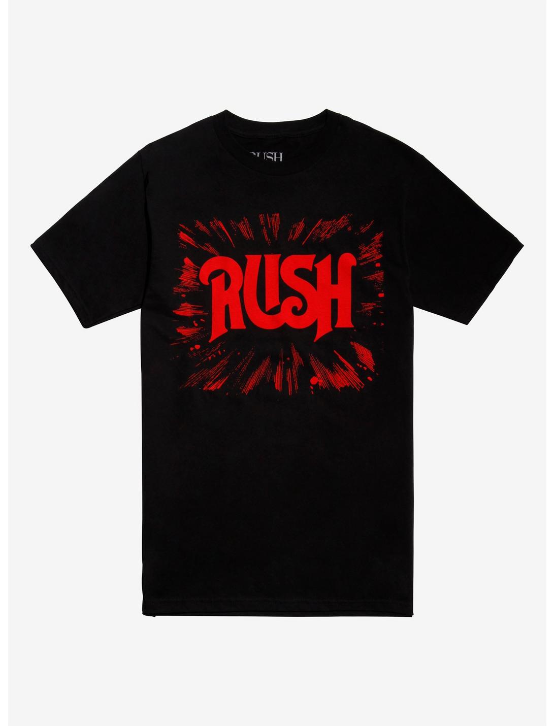 Rush Red Burst T-Shirt, BLACK, hi-res
