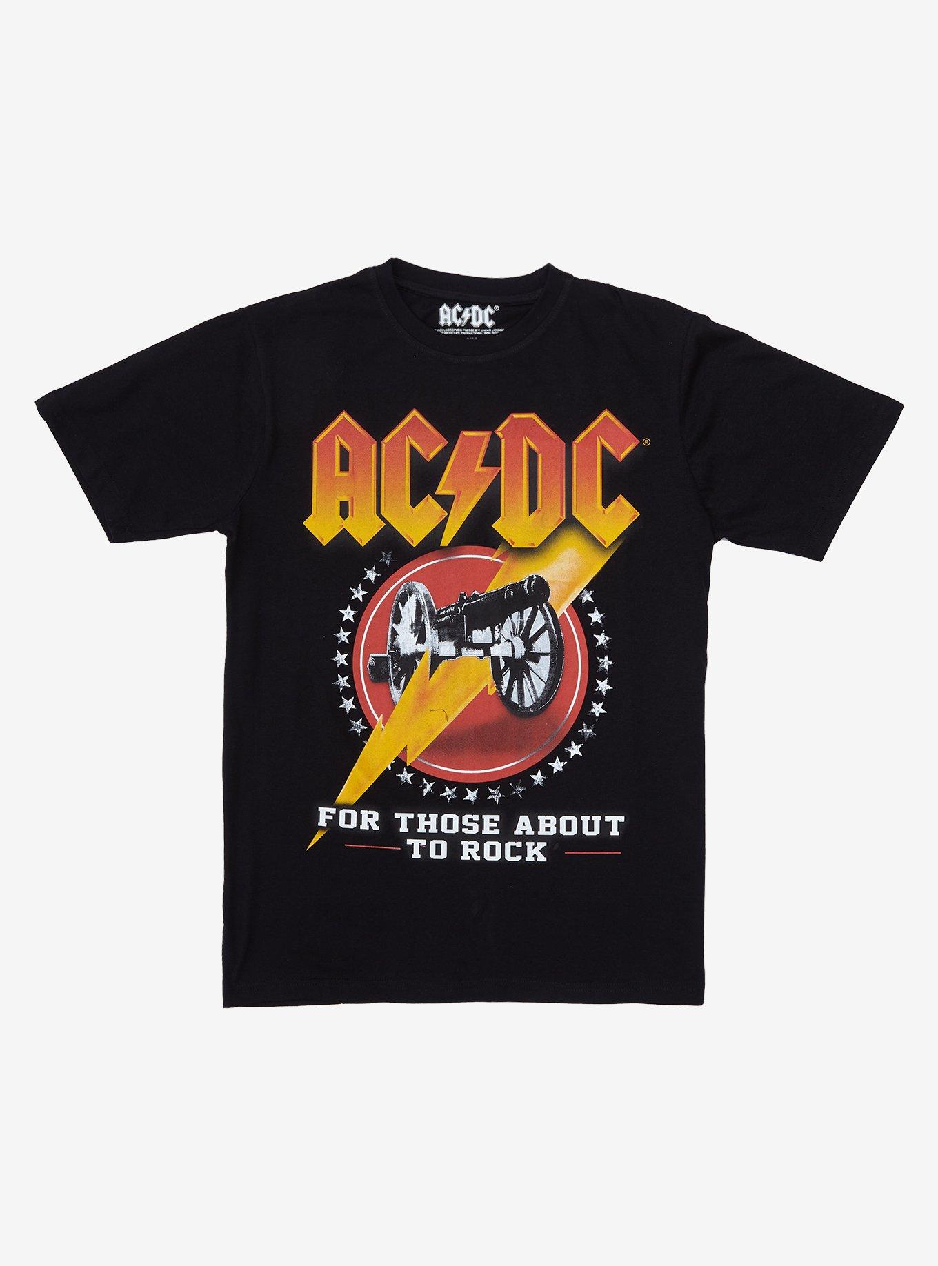 AC/DC Cannon Those About To Rock T-Shirt, BLACK, hi-res