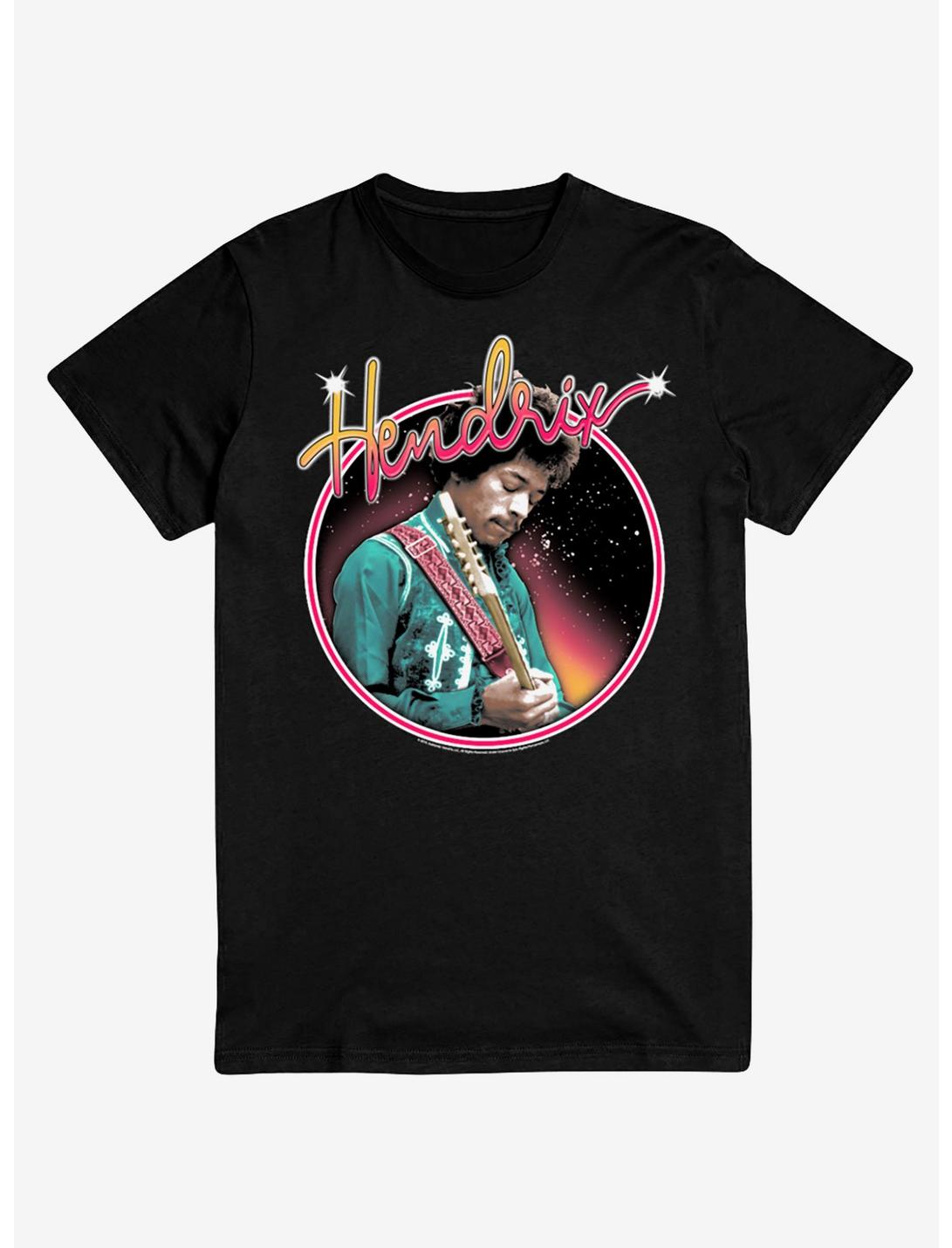 Jimi Hendrix Portrait T-Shirt, BLACK, hi-res