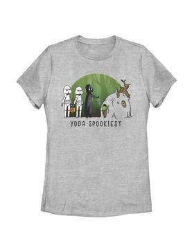 Plus Size Star Wars Yoda Spookiest Womens T-Shirt, , hi-res
