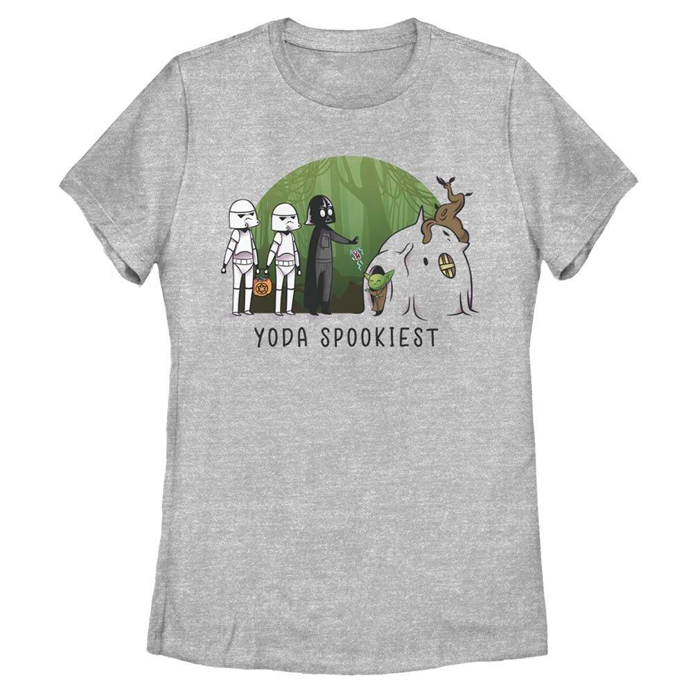 Star Wars Yoda Spookiest Womens T-Shirt, ATH HTR, hi-res