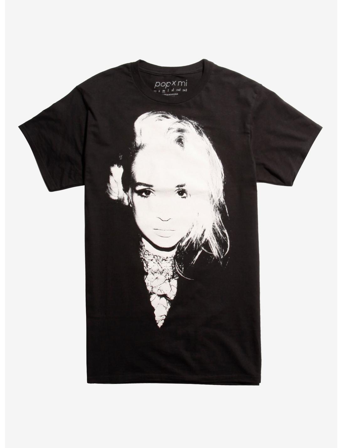 Poppy Portrait T-Shirt, BLACK, hi-res
