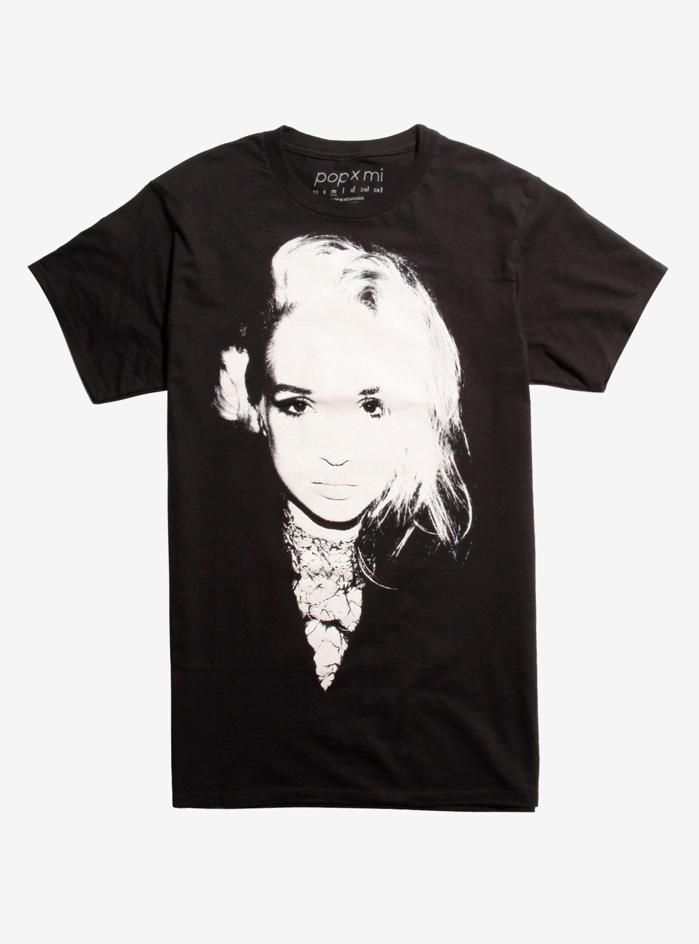 Poppy Portrait T-Shirt, BLACK, hi-res