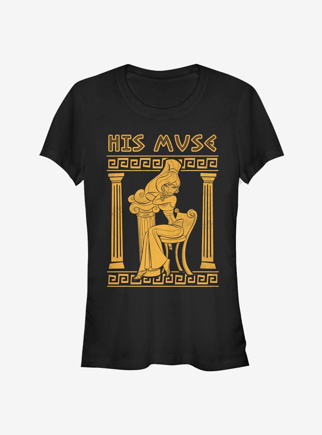 Disney Hercules His Muse Meg Girls T-Shirt, BLACK, hi-res