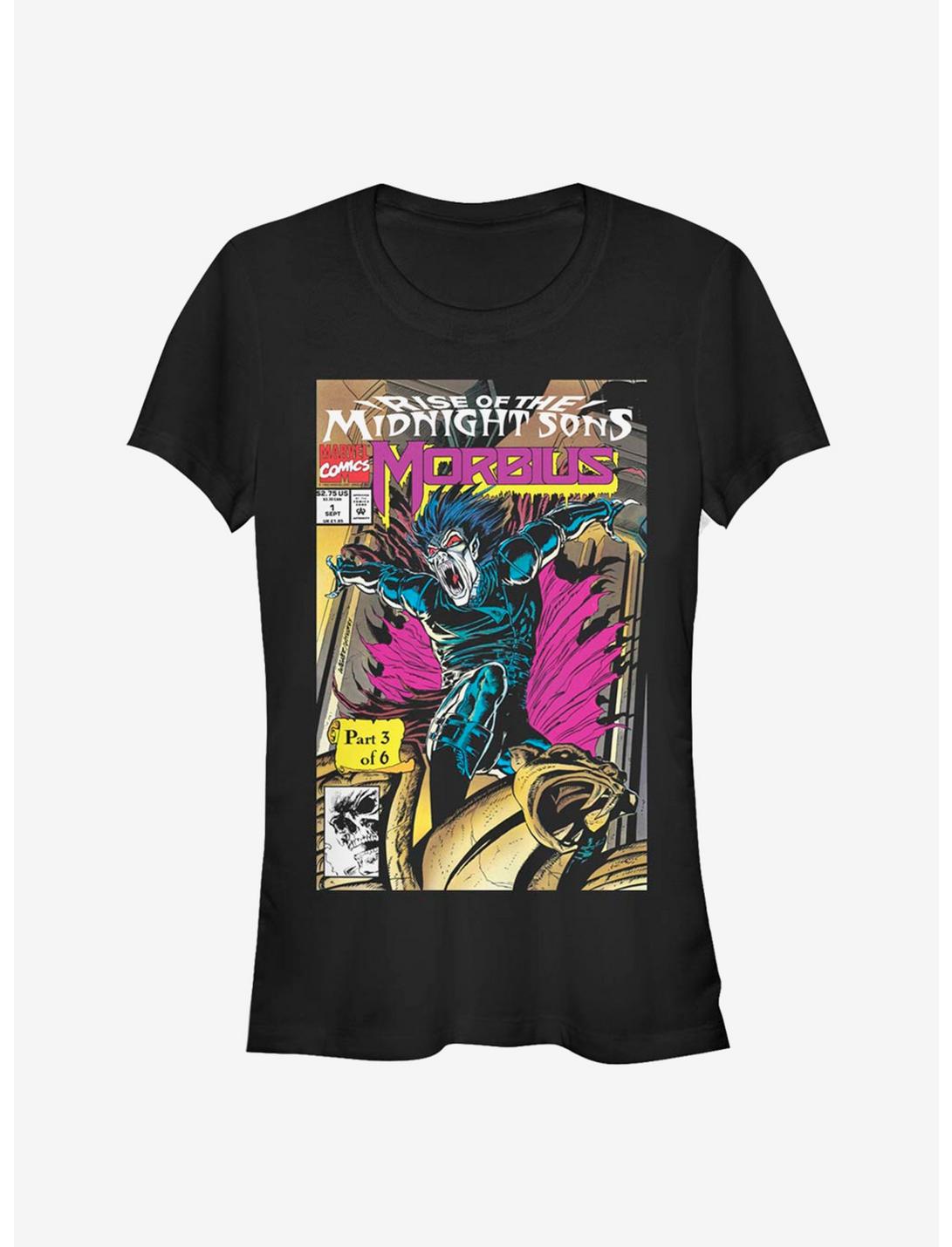Marvel Morbius Comic Cover Girls T-Shirt, BLACK, hi-res