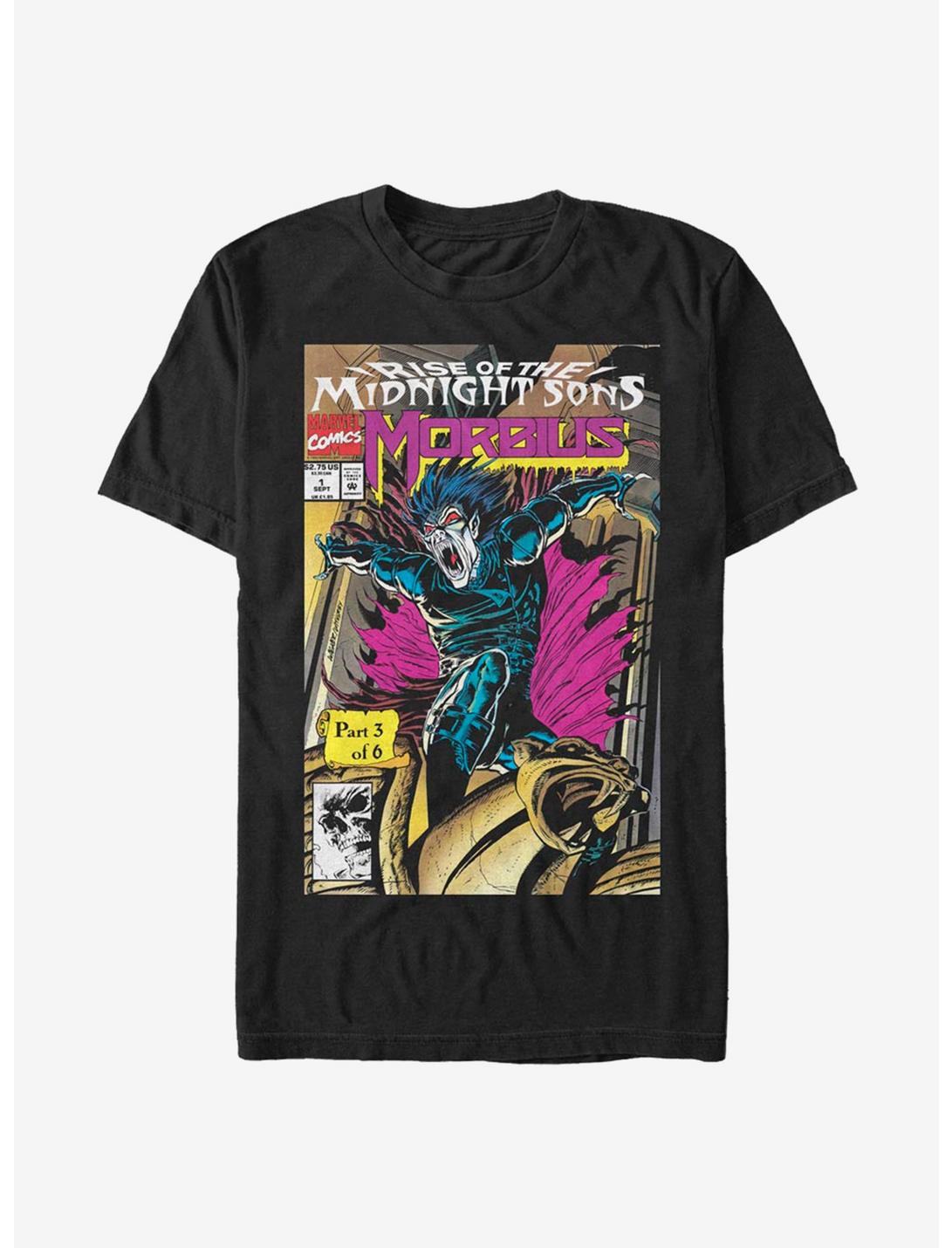 Marvel Morbius Comic Cover T-Shirt, BLACK, hi-res