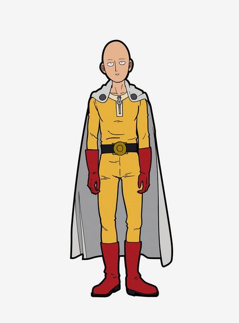 FiGPiN One Punch Man Saitama Collectible Enamel Pin | Hot Topic