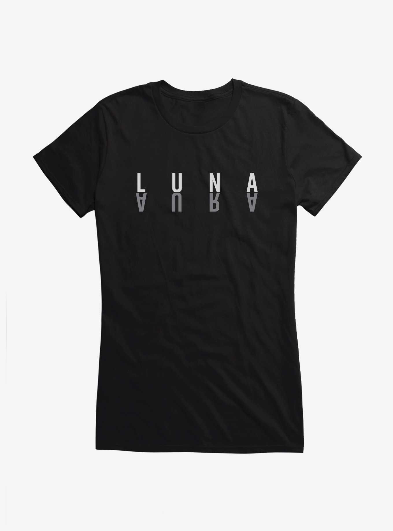 Luna Aura Mirror Logo Girls T-Shirt, , hi-res
