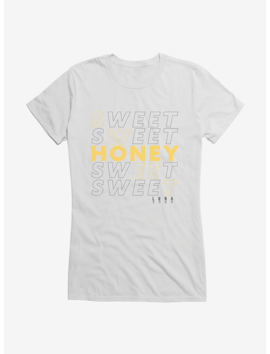 Luna Aura Sweet Honey Girls T-Shirt, WHITE, hi-res